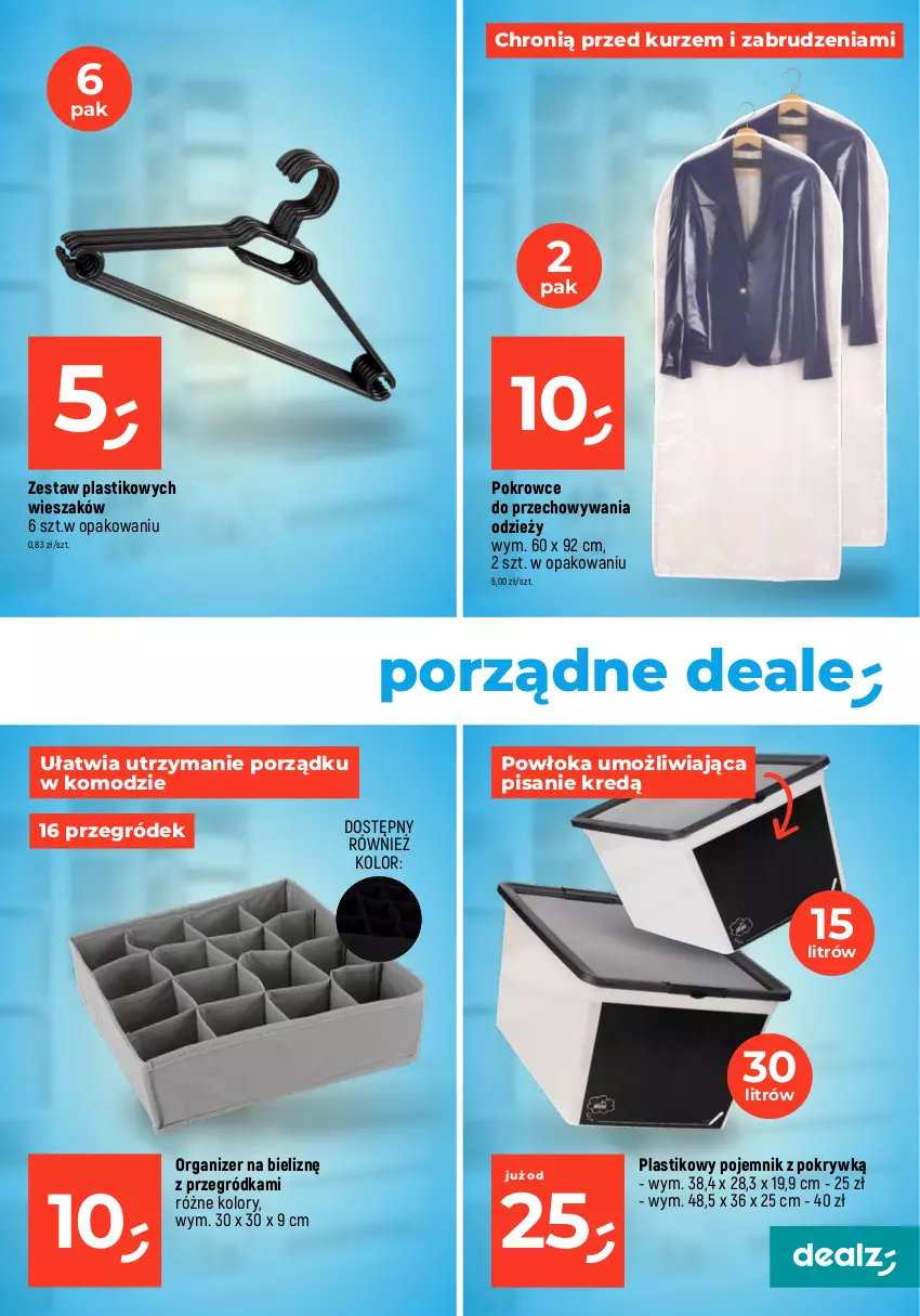 Gazetka promocyjna Dealz - MAKE A DEALZ - ważna 28.03 do 30.03.2024 - strona 31 - produkty: Organizer, Papier, Pojemnik, Pojemnik z pokrywką, Por, Wieszak