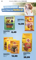 Gazetka promocyjna Netto - Artykuły spożywcze - Gazetka - ważna od 15.04 do 15.04.2023 - strona 20 - produkty: Pur, Purina, Pedigree, Adventuros, Przysmak dla psa