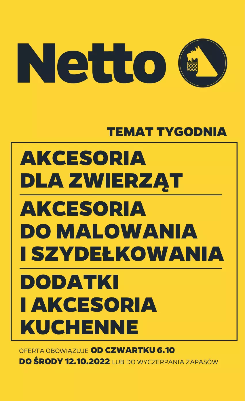 Gazetka promocyjna Netto - Akcesoria i dodatki - ważna 06.10 do 12.10.2022 - strona 1