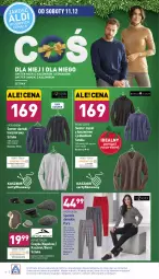 Gazetka promocyjna Aldi - Katalog Moda i Dom - Gazetka - ważna od 12.12 do 12.12.2021 - strona 10 - produkty: Sweter, Czapka, Kaszkiet, Spodnie, Fa