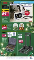 Gazetka promocyjna Aldi - Katalog Moda i Dom - Gazetka - ważna od 12.12 do 12.12.2021 - strona 5 - produkty: Czujnik zewnętrzny, Sok, Por, Stacja pogodowa, Walizka, Tran, Kula śnieżna, Sport, Wózek, Zegar, Tytan, Wózek transportowy, LG, Fa