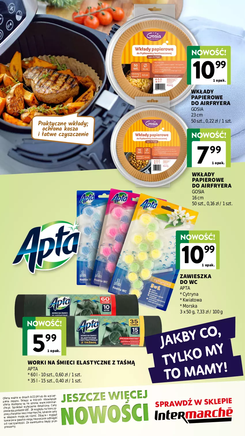 Gazetka promocyjna Intermarche - Gazetka Intermarche - ważna 08.04 do 30.04.2026 - strona 12 - produkty: Kosz, Papier, Worki na śmiec, Worki na śmieci, Zawieszka do wc
