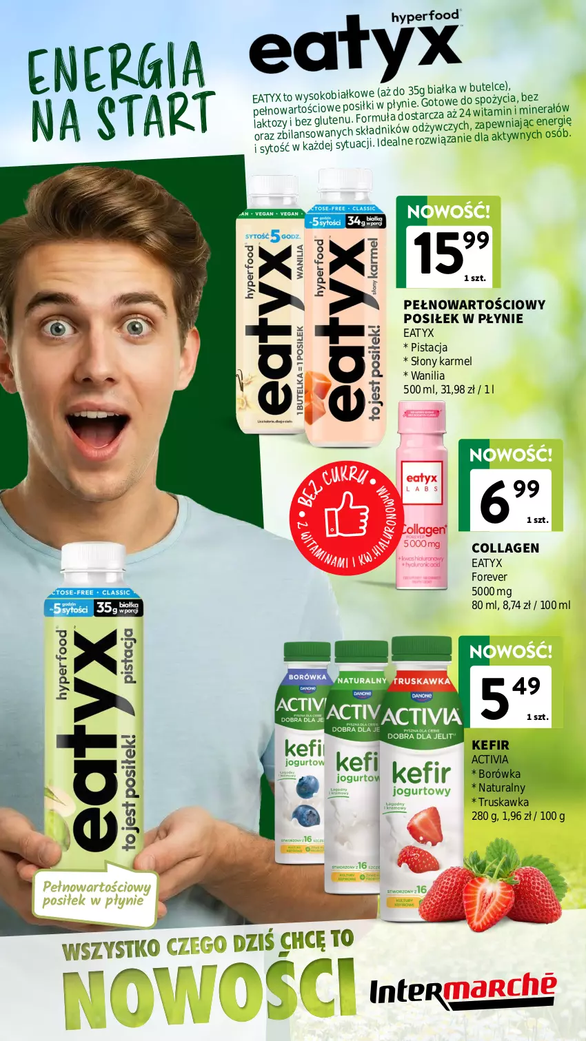 Gazetka promocyjna Intermarche - Gazetka Intermarche - ważna 08.04 do 30.04.2026 - strona 7 - produkty: Activia, Borówka, Kefir, Sok