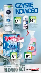 Gazetka promocyjna Intermarche - Gazetka Intermarche - Gazetka - ważna od 30.04 do 30.04.2026 - strona 11 - produkty: Nivea Men, Sól, Pur, Clin, Lack, Tytan, Płyn do szyb, Antyperspirant, Nivea