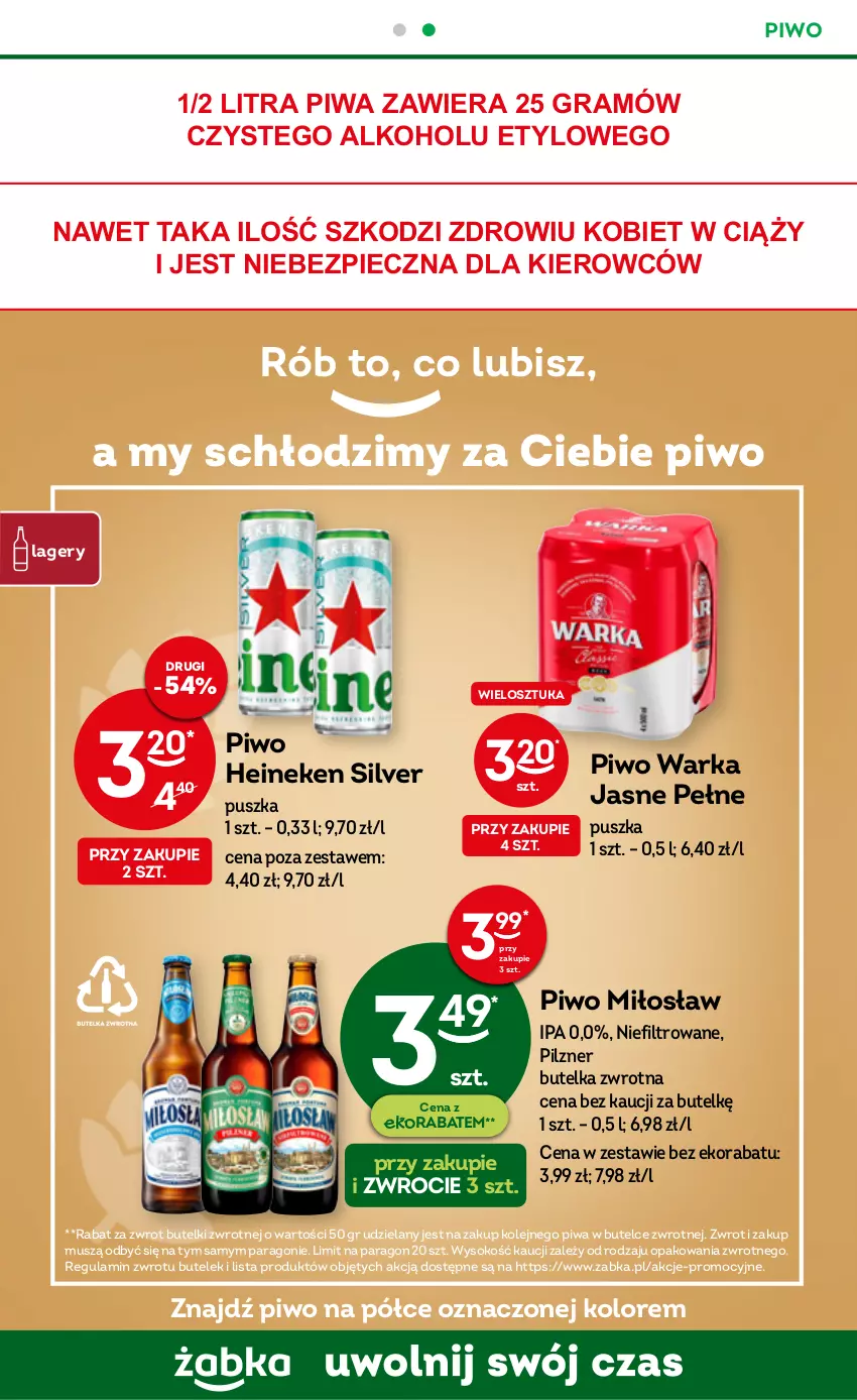 Gazetka promocyjna Żabka - ważna 09.11 do 15.11.2022 - strona 19 - produkty: Gra, Heineken, Mus, Olej, Piec, Piwa, Piwo, Sok, Warka