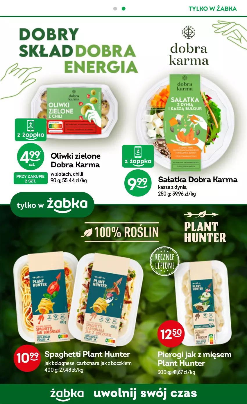 Gazetka promocyjna Żabka - ważna 09.11 do 15.11.2022 - strona 29 - produkty: Dynią, Kasza, Oliwki, Oliwki zielone, Pierogi, Sałat, Sałatka, Spaghetti