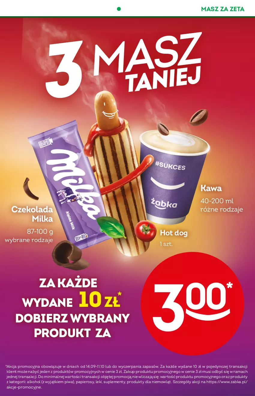 Gazetka promocyjna Żabka - ważna 14.09 do 20.09.2022 - strona 2 - produkty: Hot dog, Mus, Papier, Piwa, Rama, Tran