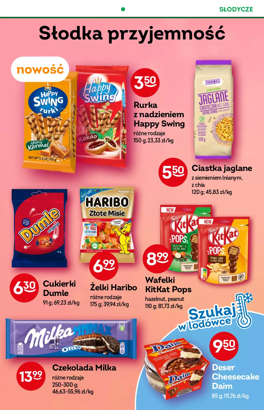 Gazetka promocyjna Żabka - ważna 14.09 do 20.09.2022 - strona 38 - produkty: Chia, Ciastka, Cukier, Cukierki, Czekolada, Deser, Haribo, Milka, Ser