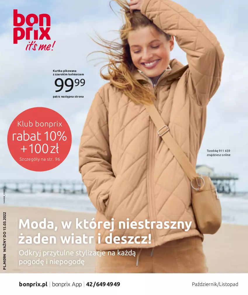 Gazetka promocyjna Bonprix - Jesienne nowości - ważna 02.11.2021 do 15.03.2022 - strona 1 - produkty: Kurtka, Moda, Top