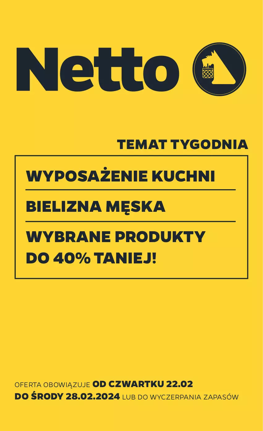 Gazetka promocyjna Netto - Akcesoria i dodatki - ważna 22.02 do 28.02.2024 - strona 1 - produkty: Bielizna