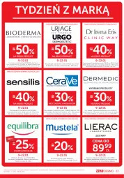 Gazetka promocyjna Ziko - Gazetka Ziko Dermo - Gazetka - ważna od 22.01 do 22.01.2025 - strona 23 - produkty: Capilarte, CeraVe, Top, Ser, Mus, Bioderma, Lierac, Clin, Dermedic, Urgo, Mustela, Atoderm, Clinic Way