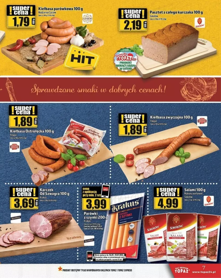 Gazetka promocyjna Topaz - ważna 24.01.2024 do 10.01.2025 - strona 22 - produkty: Fa, Top