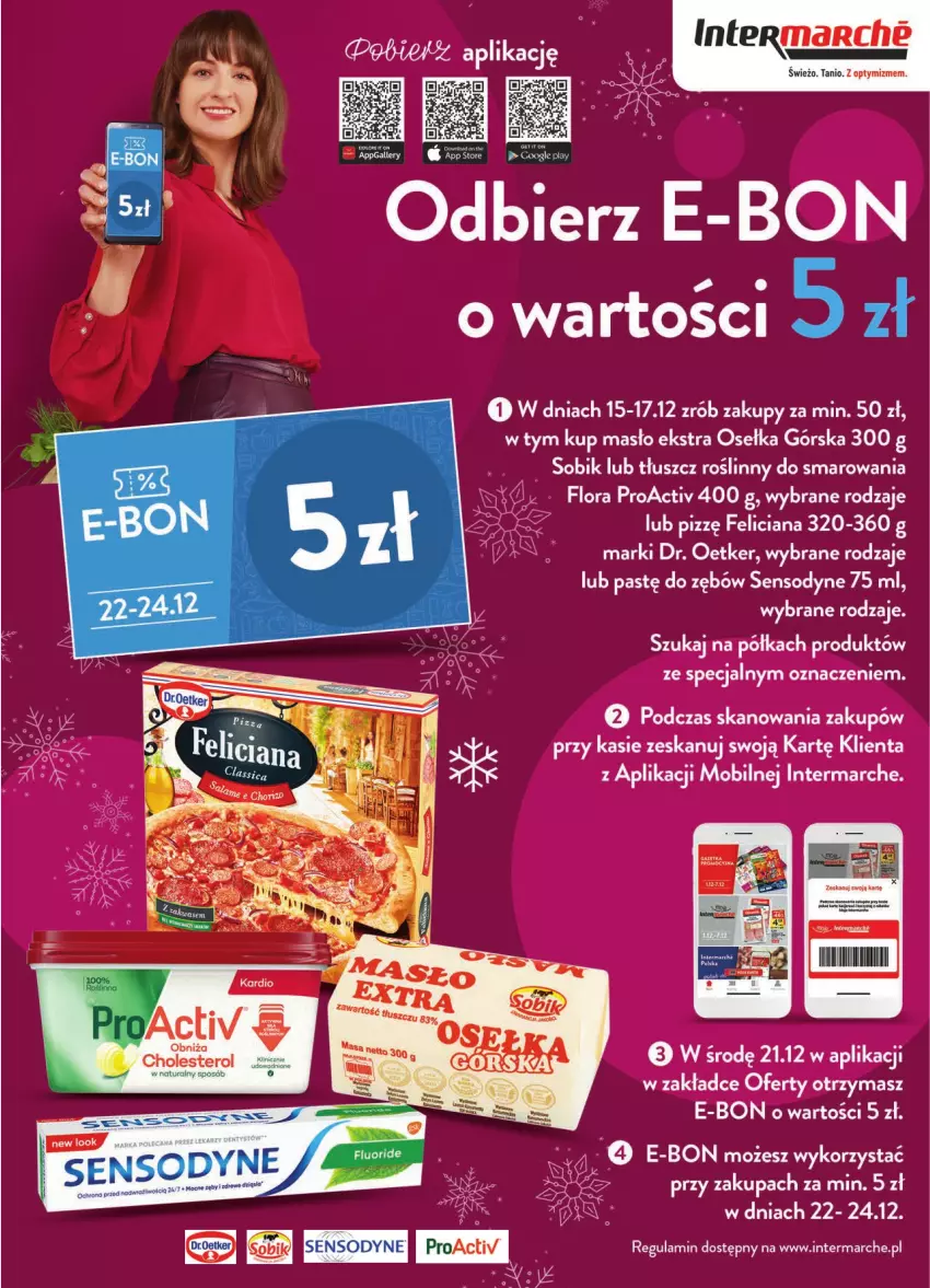 Gazetka promocyjna Intermarche - Gazetka Intermarche - ważna 15.12 do 19.12.2022 - strona 39 - produkty: Dr. Oetker, Feliciana, Flora, Masło, Półka, Sensodyne