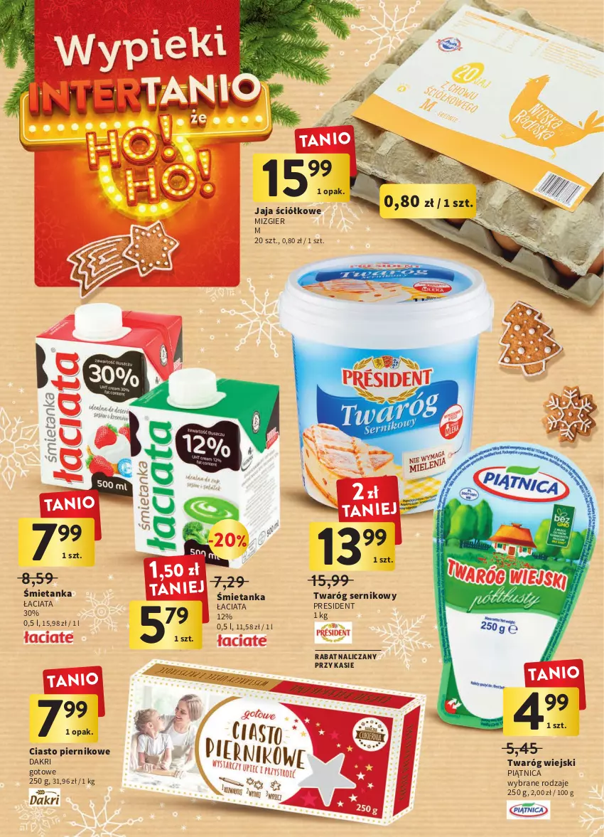 Gazetka promocyjna Intermarche - Gazetka Intermarche - ważna 15.12 do 19.12.2022 - strona 6 - produkty: Jaja, Piątnica, Piernik, Ser, Twaróg