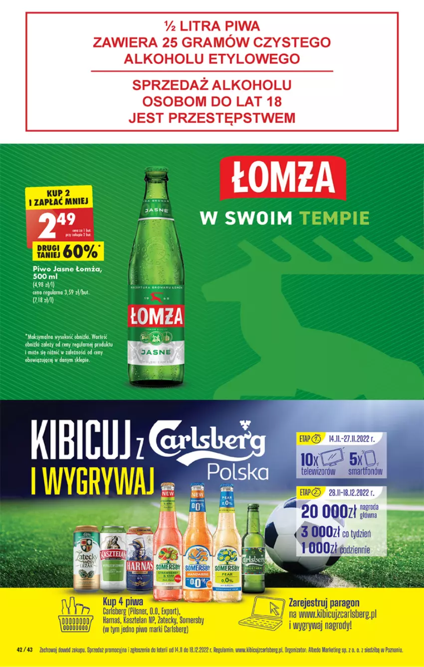 Gazetka promocyjna Biedronka - Gazetka - Biedronka.pl - ważna 28.11 do 03.12.2022 - strona 42 - produkty: BIC, Fa, Gra, Piwa