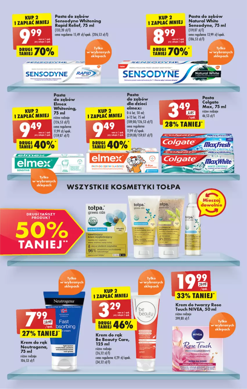 Gazetka promocyjna Biedronka - Gazetka - Biedronka.pl - ważna 28.11 do 03.12.2022 - strona 51 - produkty: Be Be, Dzieci, Elmex, Krem do rąk, Krem do twarzy, Neutrogena, Nivea, Pasta do zębów, Sensodyne, Tołpa