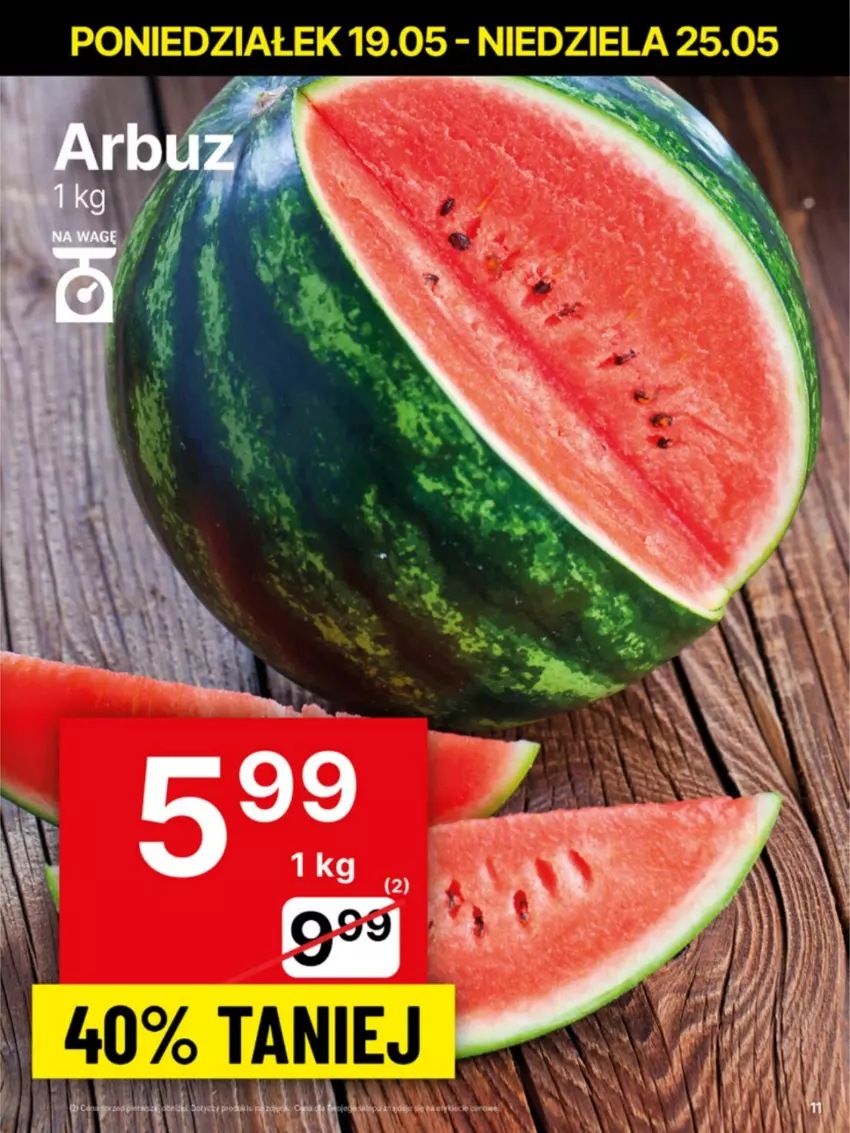 Gazetka promocyjna Delikatesy Centrum - Franczyza DC21 Poniedziałek - ważna 19.05 do 25.05.2025 - strona 11