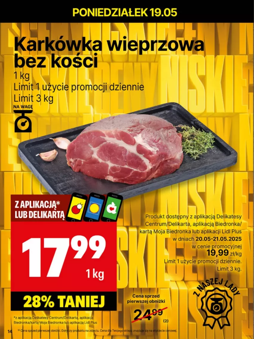Gazetka promocyjna Delikatesy Centrum - Franczyza DC21 Poniedziałek - ważna 19.05 do 25.05.2025 - strona 14 - produkty: Dron, Rum