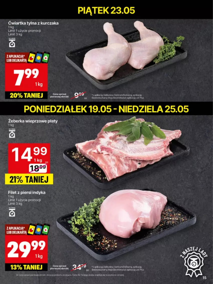 Gazetka promocyjna Delikatesy Centrum - Franczyza DC21 Poniedziałek - ważna 19.05 do 25.05.2025 - strona 15 - produkty: Dron, Kurczak, Rum