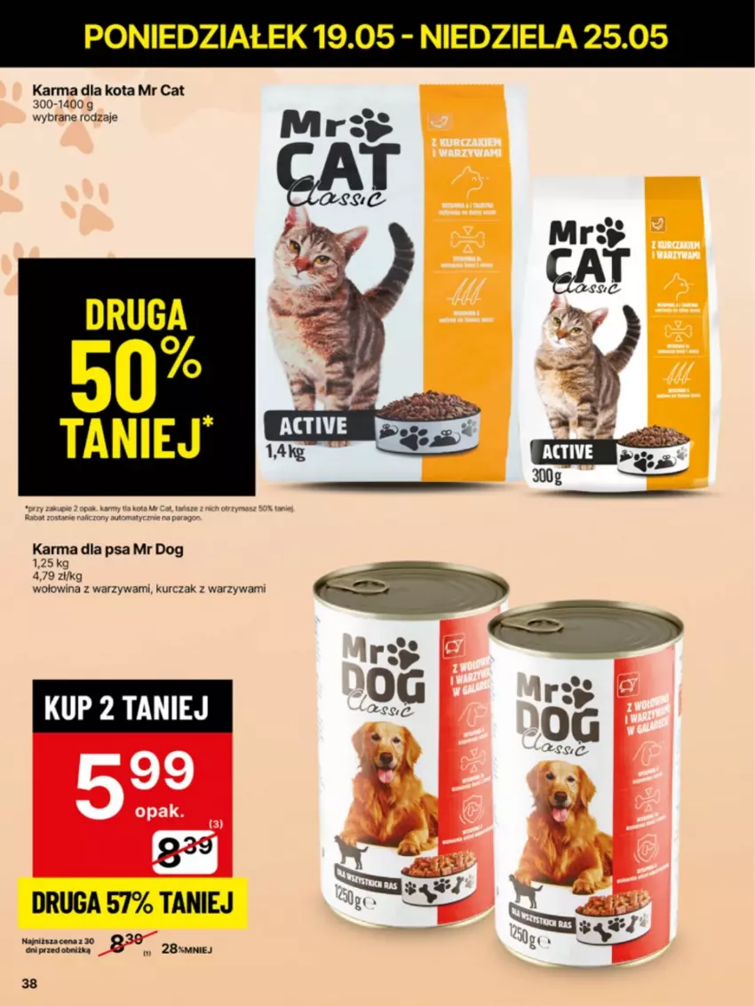 Gazetka promocyjna Delikatesy Centrum - Franczyza DC21 Poniedziałek - ważna 19.05 do 25.05.2025 - strona 38 - produkty: Kurczak, Warzywa, Wołowina