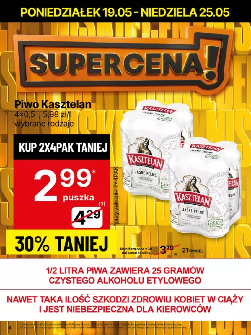 Gazetka promocyjna Delikatesy Centrum - Franczyza DC21 Poniedziałek - ważna 19.05 do 25.05.2025 - strona 8 - produkty: Fa