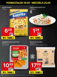 Gazetka promocyjna Delikatesy Centrum - Franczyza DC21 Poniedziałek - Gazetka - ważna od 25.05 do 25.05.2025 - strona 26 - produkty: Polędwica, Sałatka, Por, Kopytka, Sałat, Kapustą, Dorsz, Lisner