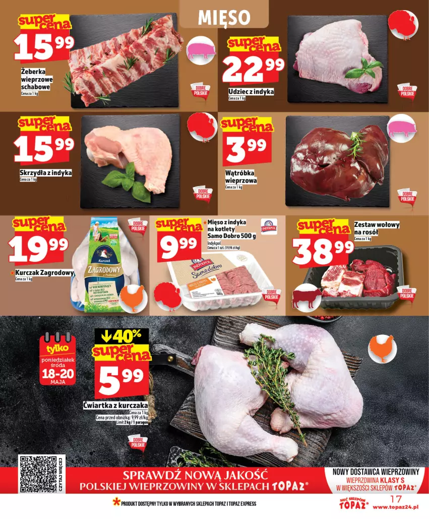 Gazetka promocyjna Topaz - Gazetka - ważna 14.05 do 20.05.2026 - strona 17 - produkty: Koc, Kotlet, Kurczak, Mięso, Top
