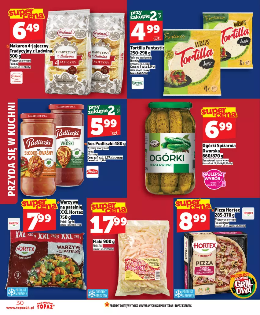 Gazetka promocyjna Topaz - Gazetka - ważna 14.05 do 20.05.2026 - strona 30 - produkty: Flaki, Ogród, Olma, Top