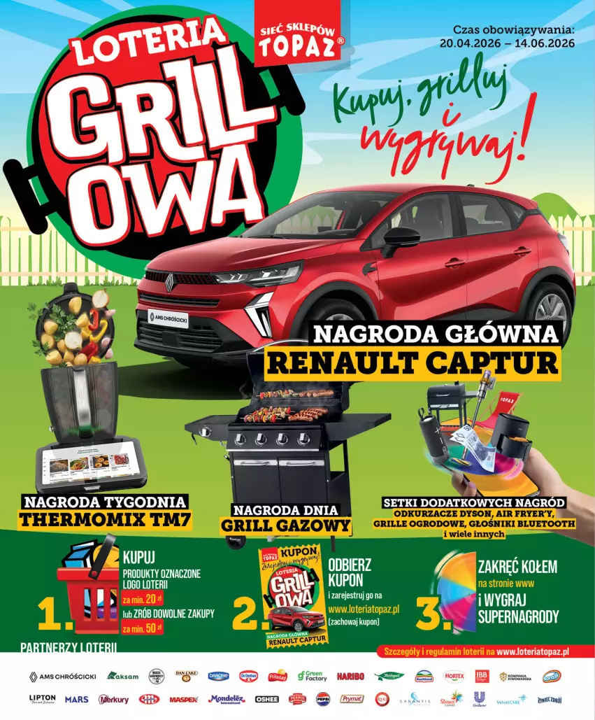 Gazetka promocyjna Topaz - Gazetka - ważna 14.05 do 20.05.2026 - strona 4 - produkty: Aksam, Hortex, Lipton, Mars, Top