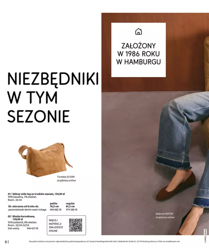 Gazetka promocyjna Bonprix - POWRÓT MODY LAT 70. - ważna 02.09 do 13.10.2025 - strona 10 - produkty: Dron, Fa, Gra, Por