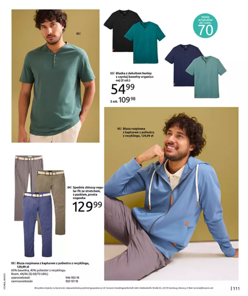 Gazetka promocyjna Bonprix - POWRÓT MODY LAT 70. - ważna 02.09 do 13.10.2025 - strona 113 - produkty: Bluza, Fa, Top