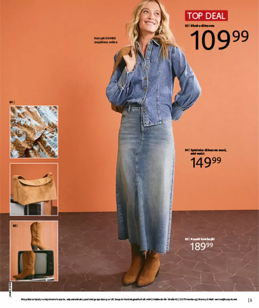 Gazetka promocyjna Bonprix - POWRÓT MODY LAT 70. - ważna 02.09 do 13.10.2025 - strona 3 - produkty: Top