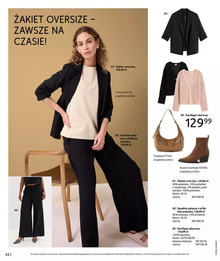 Gazetka promocyjna Bonprix - POWRÓT MODY LAT 70. - ważna 02.09 do 13.10.2025 - strona 36 - produkty: Bell, Fa, T-shirt