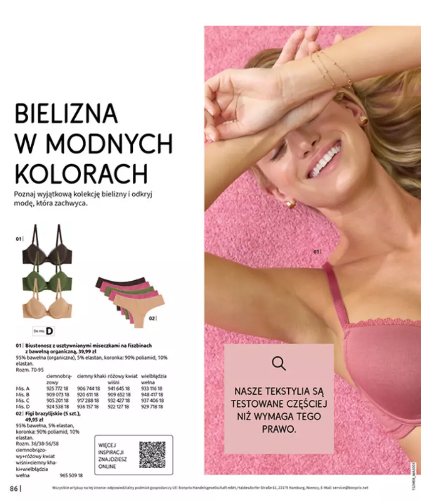 Gazetka promocyjna Bonprix - POWRÓT MODY LAT 70. - ważna 02.09 do 13.10.2025 - strona 88 - produkty: Bielizna, Zupa