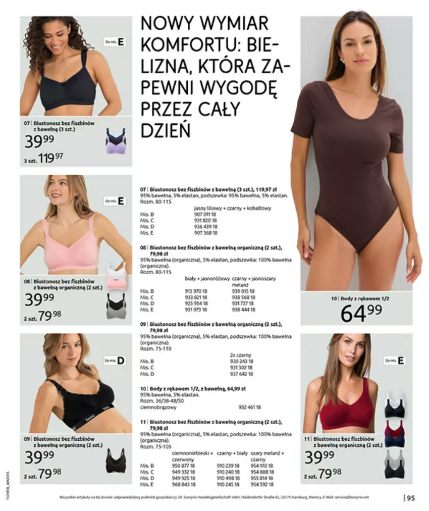 Gazetka promocyjna Bonprix - POWRÓT MODY LAT 70. - ważna 02.09 do 13.10.2025 - strona 97 - produkty: Body, Fa, Gra, HP, Noż, STP