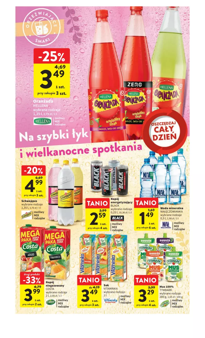 Gazetka promocyjna Intermarche - Gazetka Intermarche - ważna 30.03 do 03.04.2023 - strona 42 - produkty: Inka, Napój, Schweppes, Woda, Woda mineralna