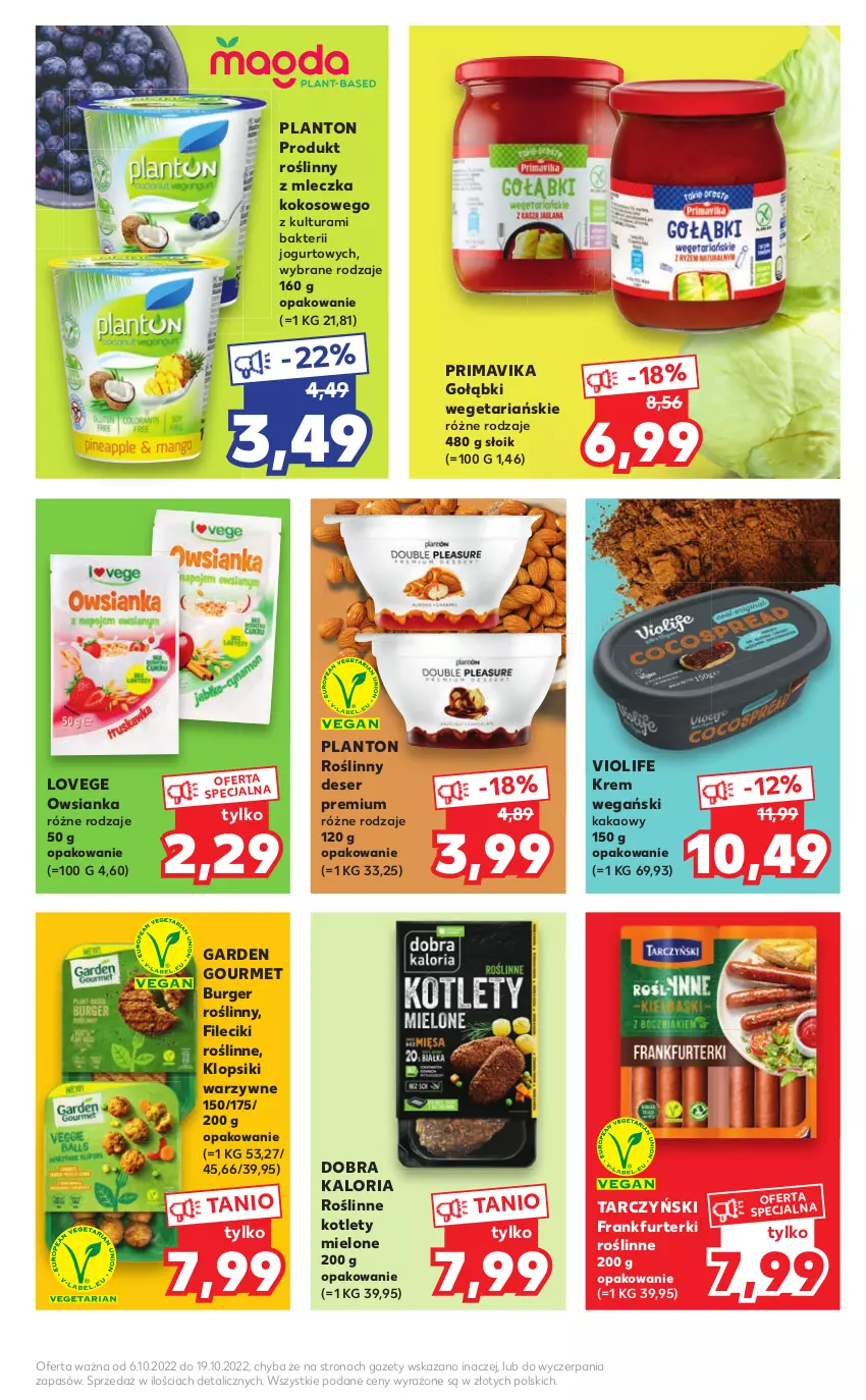 Gazetka promocyjna Kaufland - Ulotka HENKEL - ważna 06.10 do 19.10.2022 - strona 5 - produkty: Burger, Deser, Frankfurterki, Jogurt, Kakao, Klopsiki, Kokos, Kotlet, Owsianka, Prima, Primavika, Ser, Tarczyński