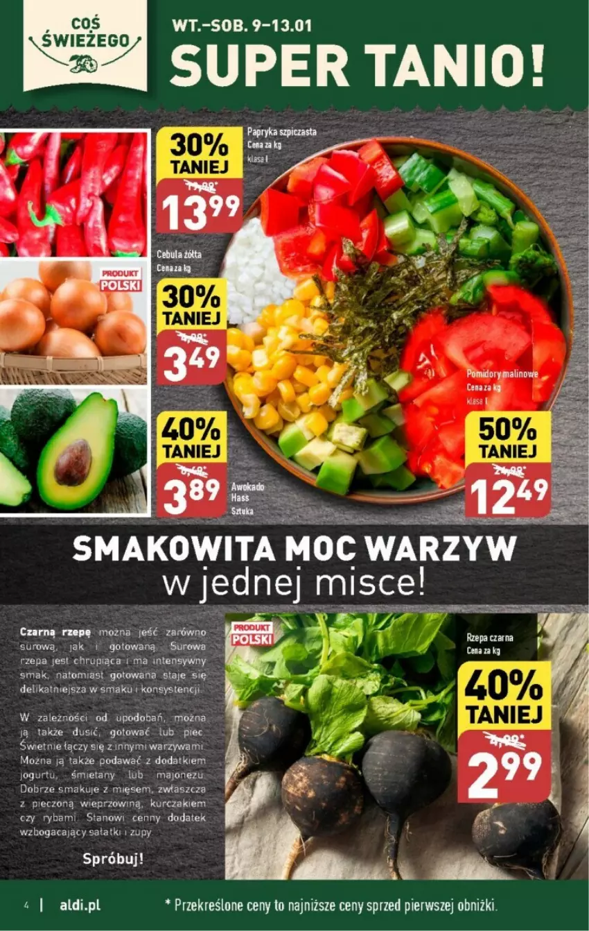 Gazetka promocyjna Aldi - ważna 08.01 do 13.01.2024 - strona 27 - produkty: Dada, Jogurt, Kurczak, Majonez, Piec, Pomidory, Ryba, Sałat, Smakowita, Warzywa