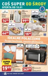 Gazetka promocyjna Aldi - Gazetka - ważna od 13.01 do 13.01.2024 - strona 15 - produkty: Por, Noż, Deska do krojenia, Taca, Talerz, Kuchenka mikrofalowa, Piekarnik, Fa