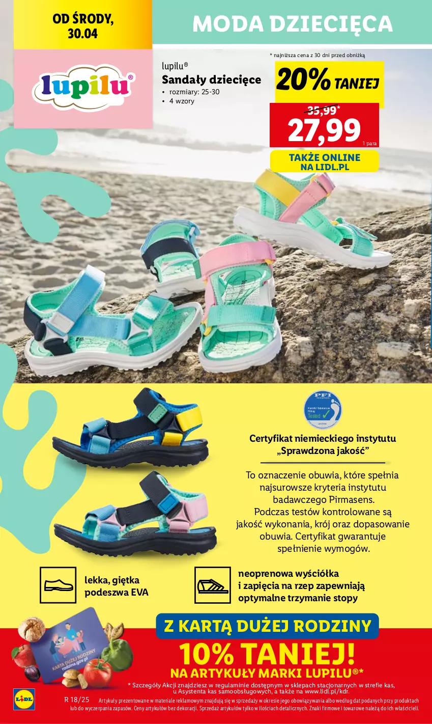 Gazetka promocyjna Lidl - GAZETKA - ważna 30.04 do 02.05.2025 - strona 22 - produkty: Dzieci, Moda, Sandał, Top