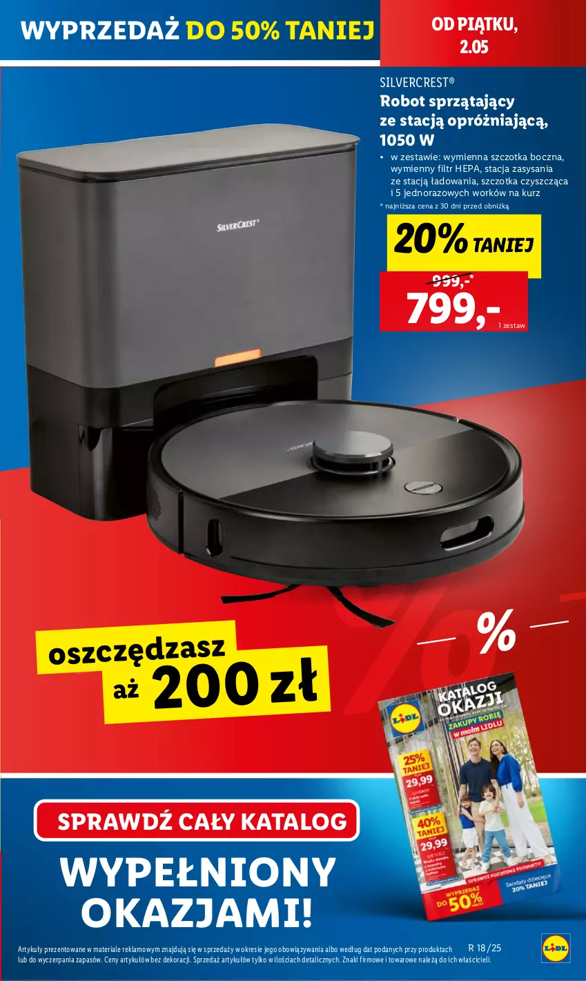 Gazetka promocyjna Lidl - GAZETKA - ważna 30.04 do 02.05.2025 - strona 23 - produkty: Robot, Robot sprzątający, Silvercrest, Szczotka
