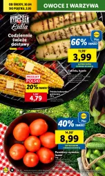 Gazetka promocyjna Lidl - GAZETKA - Gazetka - ważna od 02.05 do 02.05.2025 - strona 20 - produkty: Warzywa, Owoce, Pomidory, Kukurydza