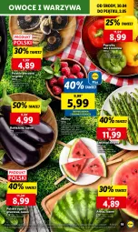 Gazetka promocyjna Lidl - GAZETKA - Gazetka - ważna od 02.05 do 02.05.2025 - strona 21 - produkty: Piec, Warzywa, Papryka, Maliny, Owoce, Arbuz, Grunt, Grill
