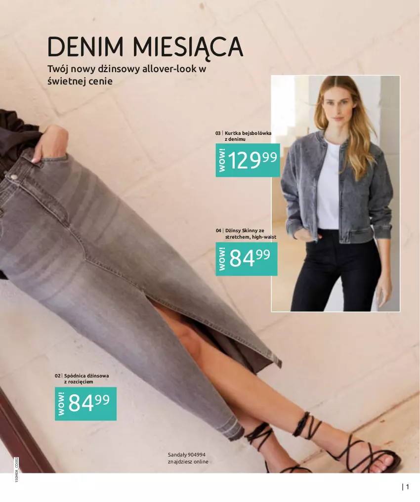 Gazetka promocyjna Bonprix - TREND SEZONU: DENIM - ważna 12.08 do 12.11.2024 - strona 3 - produkty: Kurtka, Sandał