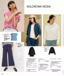 Gazetka promocyjna Bonprix - TREND SEZONU: DENIM - Gazetka - ważna od 12.11 do 12.11.2024 - strona 50 - produkty: T-shirt, Bluza z kapturem, Wełna, Moda, Spodnie, Bluza, Lazur