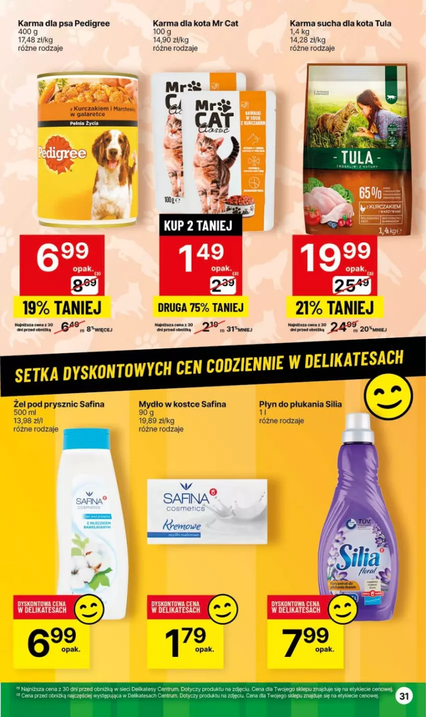 Gazetka promocyjna Delikatesy Centrum - Dyskontowe ceny w Delikatesach Centrum - ważna 01.02 do 07.02.2024 - strona 31 - produkty: Mydło, Pedigree, Płyn do płukania