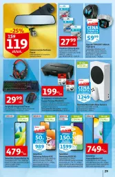 Gazetka promocyjna Auchan - Gazetka Koszyk Oszczędności Auchan Hipermarkety - Gazetka - ważna od 29.10 do 29.10.2022 - strona 29 - produkty: Xbox, Konsola, Sok, Ser, Por, Gra, Pulsoksymetr, Acer, Amol, Opaska, Pendrive, Klawiatura, Tusz, Skaner, Kamera, Urządzenie wielofunkcyjne, Sport, Mysz, Bateria, Canon, Samsung, Wideorejestrator, Gala, Smartfon, Akumulator, Fa