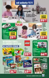 Gazetka promocyjna Aldi - Artykuły przemysłowe i tekstylia - Gazetka - ważna od 09.11 do 09.11.2024 - strona 7 - produkty: Amol, Samochód, Pojazd, LEGO, Wózek, Posterunek policji, Klocki, Samolot