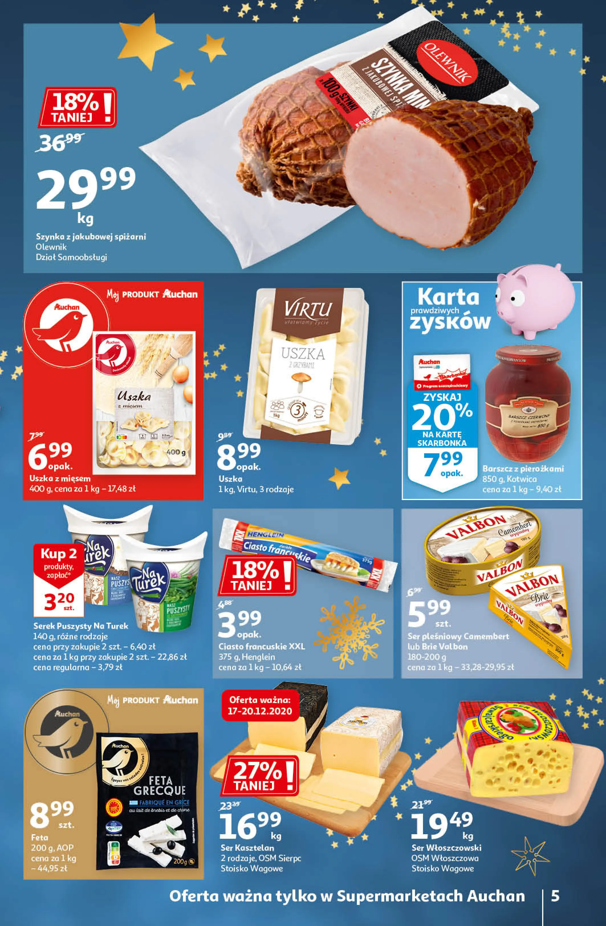 Gazetka promocyjna Auchan - Święta - ważna 17.12 do 24.12.2020 - strona 5