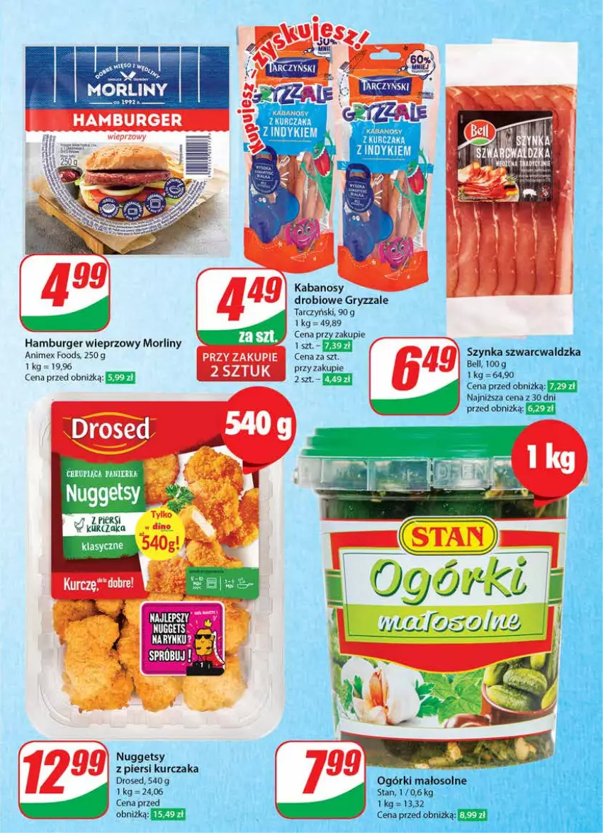 Gazetka promocyjna Dino - Gazetka 26 / 2024 - ważna 26.06 do 02.07.2024 - strona 39 - produkty: Burger, Gry, Hamburger, Kabanos, Kurczak, Morliny, Tarczyński